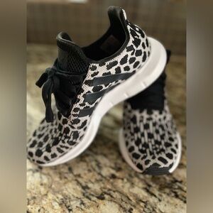 Adidas Woman’s Swift Run Shoes | Leopard Print